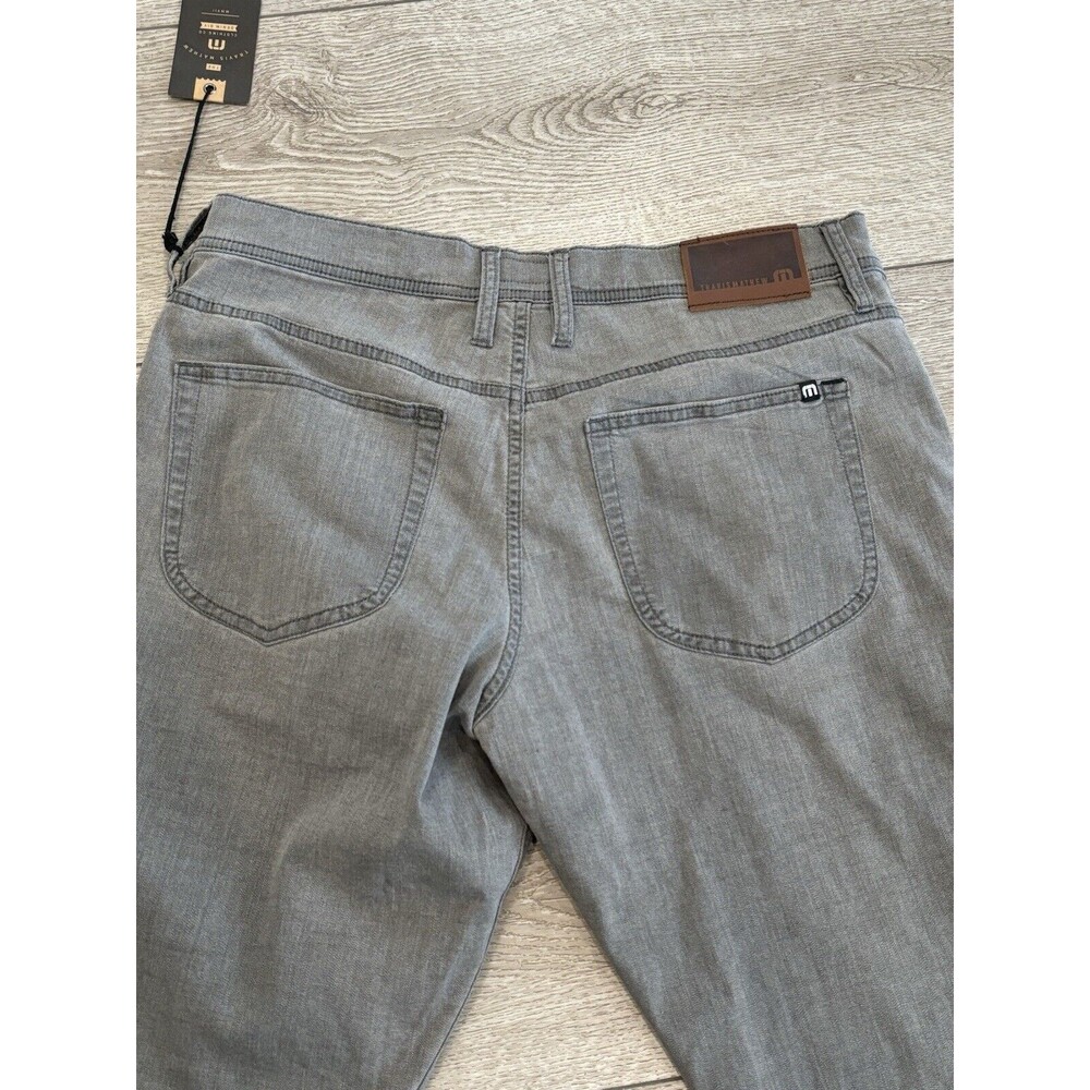 Travis Mathew Mens Jeans Legacy Featherweight 32x32 Vintage Charcoal Golf Casual - Picture 8 of 8